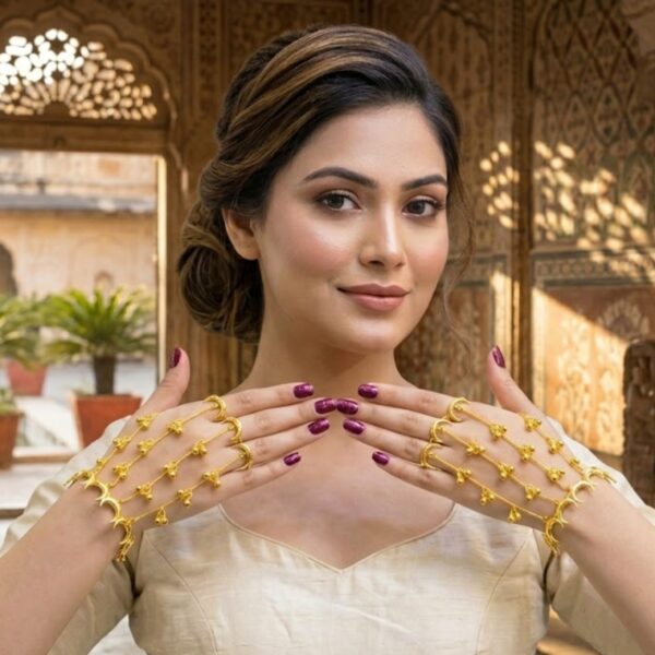 Jamani Traditional Kashmiri Hathphool for Women
