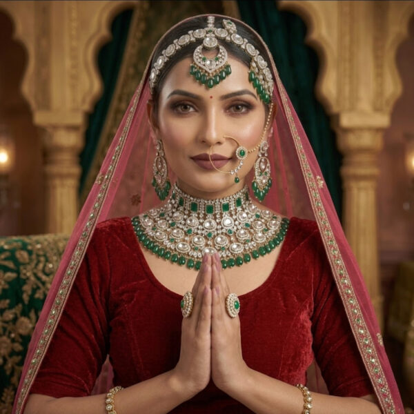 HMG Fashions Heritage Shadow Full Bridal Set