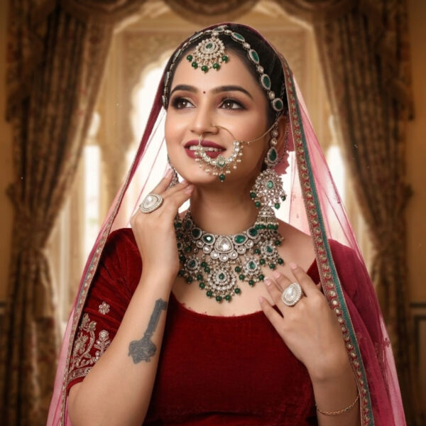 HMG Fashions Royal Polki Semi-Bridal Collection
