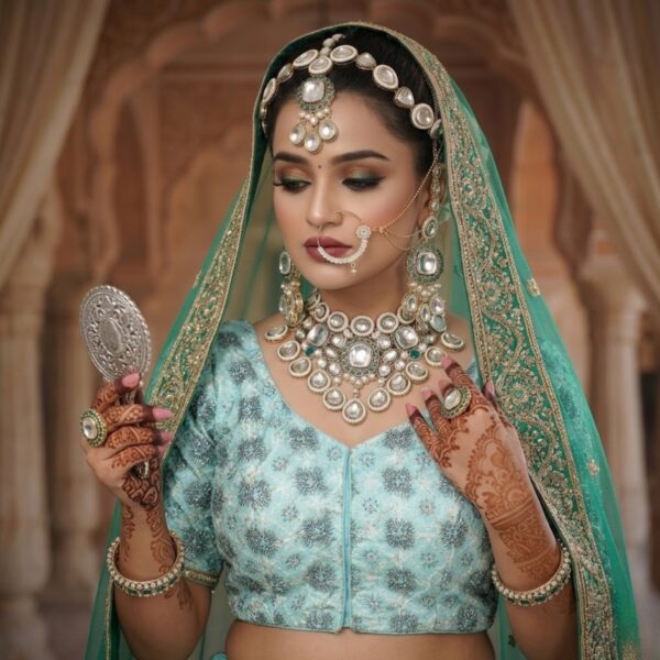 Mint Royale Kundan Semi-Bridal Set